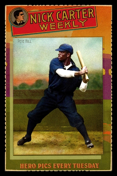 Helmar Cabinet III #76 Pete HILL, .326 Lifetime Average Detroit Stars HOF