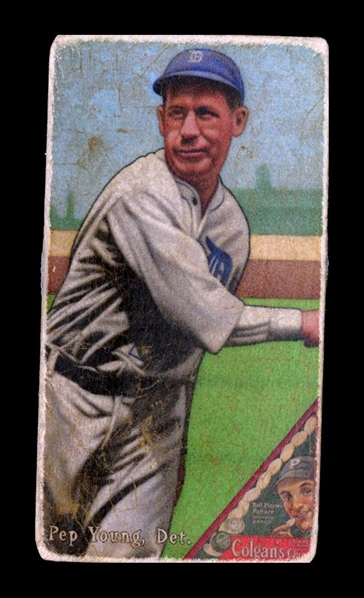 T206-Helmar #485 Ralph Young Detroit Tigers