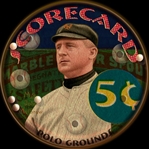Getcha Scorecard! Series #4 John McGRAW (HOF); Al Bridwell; New York Giants HOF
