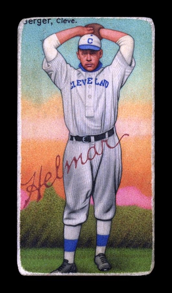 T206-Helmar #580 Heinie Berger Cleveland Naps