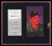 Original Art: Tragic Ken Hubbs, Cubs, This Great Game with card
