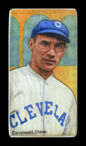 T206-Helmar #520 Stan COVELESKI Cleveland Indians HOF