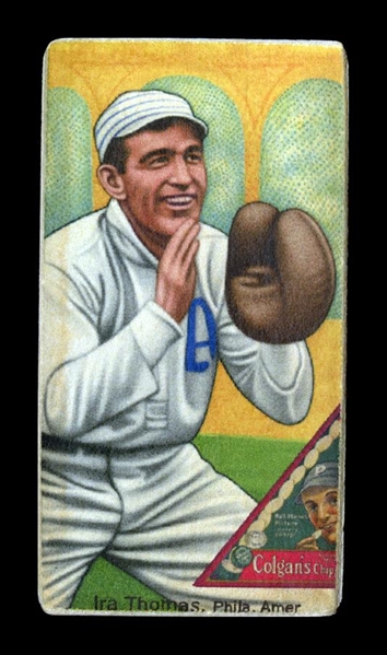 T206-Helmar #556 Ira Thomas Philadelphia Athletics