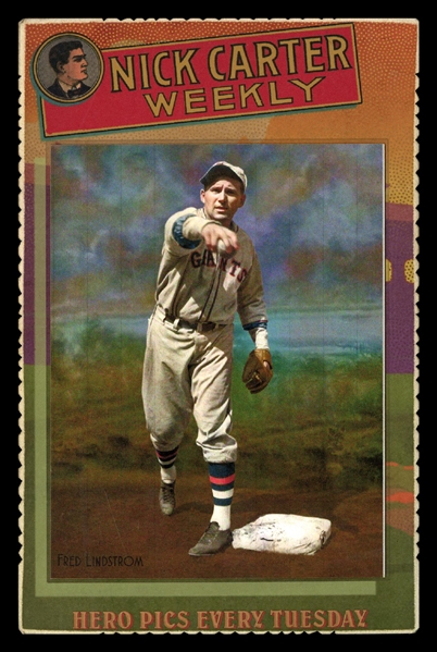 Helmar Cabinet III #18 Fred LINDSTROM New York Giants HOF