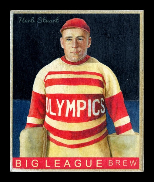 Helmar R319 Hockey #44 Herb Stuart Detroit Olympics