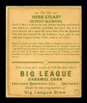 Helmar R319 Hockey #44 Herb Stuart Detroit Olympics