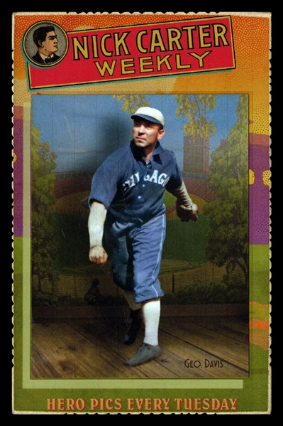 Helmar Cabinet III #44 George DAVIS, infield-outfield for 20 seasons, .295 career average Chicago White Sox HOF