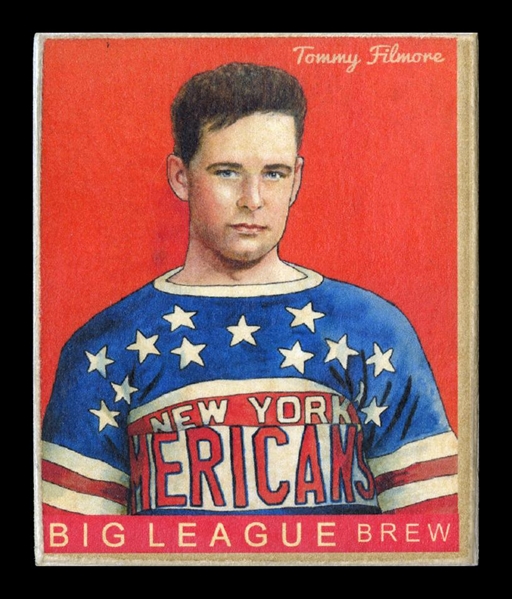 Helmar R319 Hockey #33 Tommy Filmore New York Americans