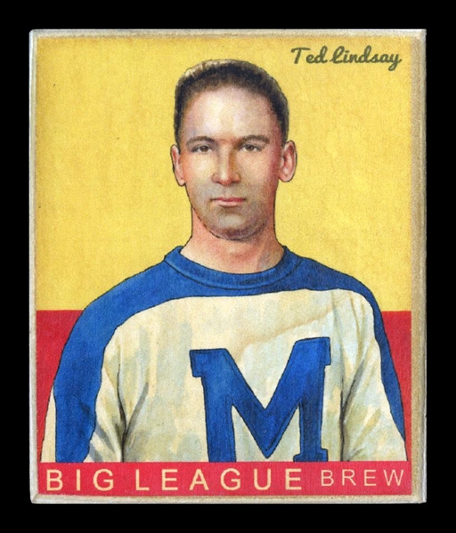 Helmar R319 Hockey #34 TED LINDSAY St. Michaels Major, Toronto HOF