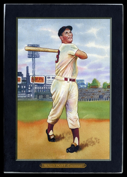Helmar T4 #18 Wally Post Cincinnati Reds