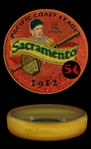 Getcha Scorecard! Series #8 Charles Baum; Patsy O'Rourke; Sacramento Sacts