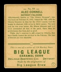 Helmar R319 Hockey #59 Alec CONNELL Detroit Falcons HOF First Time