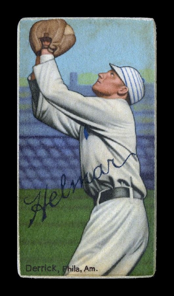 T206-Helmar #546 Claud Derrick Philadelphia Athletics