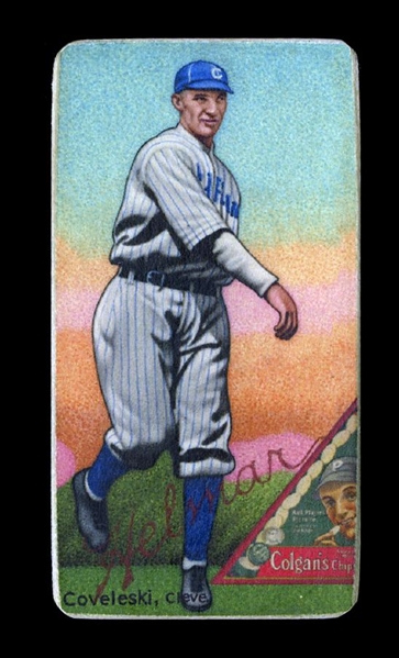 T206-Helmar #581 Stan COVELESKI Cleveland Indians HOF