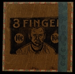Cigar Box Tops #3 Mordecai BROWN Chicago Cubs HOF First Time