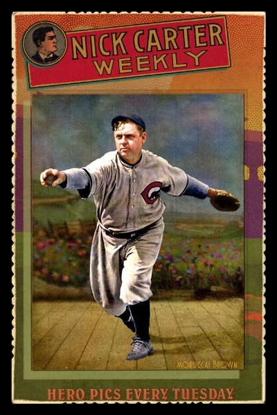 Helmar Cabinet III #32 Mordecai BROWN Chicago Cubs HOF