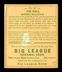 Helmar R319 Hockey #39 Joe HALL Quebec Bulldogs HOF