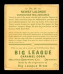 Helmar R319 Hockey #48 Newsy LALONDE Vancouver Millionaires HOF
