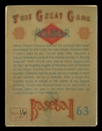 Helmar This Great Game #63 Chuck Connors Chicago Cubs