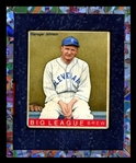 R319-Helmar Big League #489 Walter JOHNSON Cleveland Indians HOF