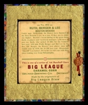 R319-Helmar Big League #494 Boston Bangers: BABE RUTH, Wally Berger, Hal Lee Boston Braves HOF