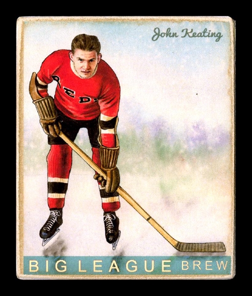 Helmar R319 Hockey #62 John Keating Syracuse Hockey Reds First Time