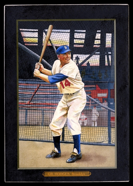 Helmar T4 #11 GIL HODGES Brooklyn Dodgers HOF
