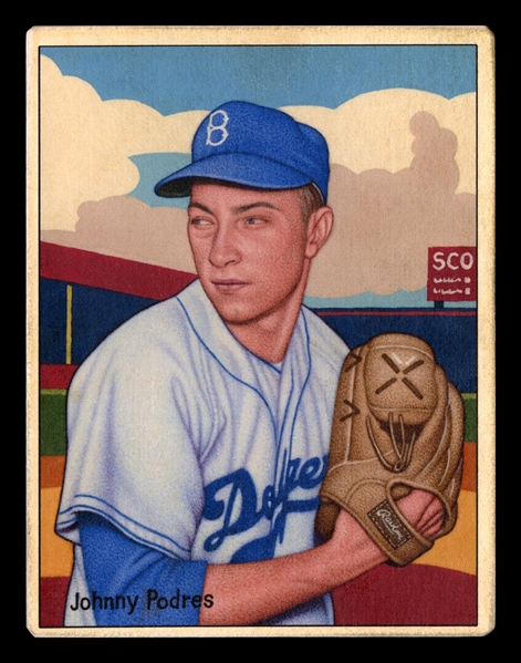 Helmar This Great Game #97 Johnny Podres Brooklyn Dodgers