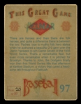 Helmar This Great Game #97 Johnny Podres Brooklyn Dodgers