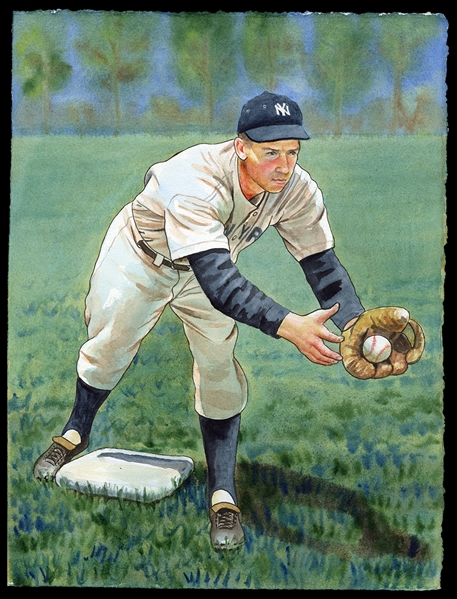 Natalia Original Art: Joe Gordon, NY Yankees