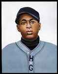 Original Art Pedley : Silos Simmons 1913 Homestead Grays P/OF