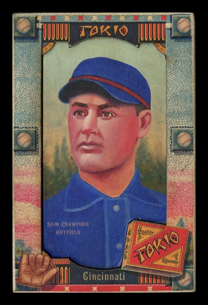 Helmar Oasis #305 Sam CRAWFORD: 309 triples, .309 career average over 19 years Cincinnati Reds HOF