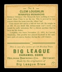 Helmar R319 Hockey #6 Clem Loughlin Winnipeg Monarchs