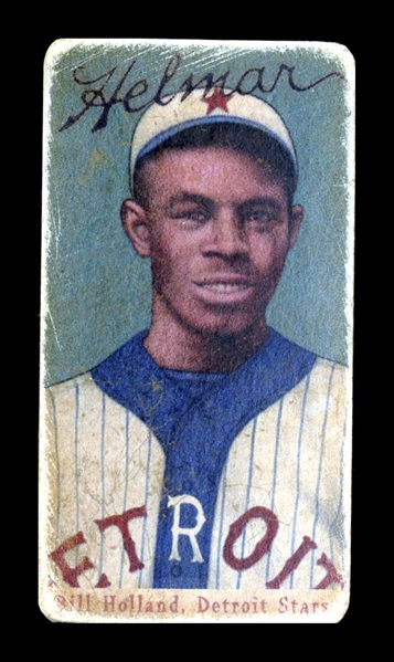 T206-Helmar #458 Bill Holland Detroit Stars