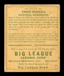 Helmar R319 Hockey #53 Ernie RUSSELL, Hockey HOF Montreal Wanderers HOF