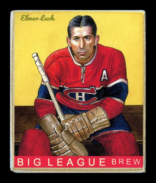 Helmar R319 Hockey #63 Elmer LACH Montreal Canadiens HOF First Time
