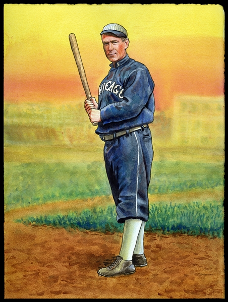 Natalia Original Art: Hugh Duffy, Chicago White Sox