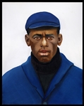 Original Art by J.S. Pedley: Kid Carter, pitcher, Phila. Giants