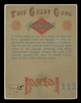 Helmar This Great Game #112 Del Ennis Philadelphia Phillies