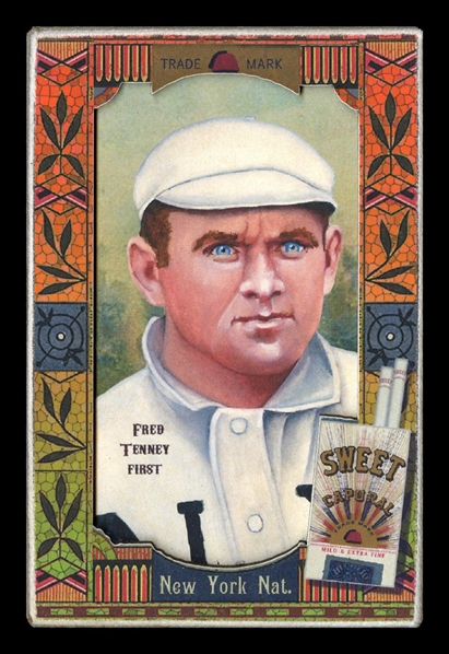 Helmar Oasis #381 Fred Tenney, lifetime average of .294 over 17 years New York Giants