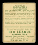Helmar R319 Hockey #69 Eddie GERARD Ottawa Senators HOF First Time