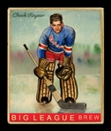 Helmar R319 Hockey #71 Chuck RAYNER New York Rangers HOF First Time