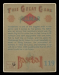Helmar This Great Game #119 Ted Kluszewski Cincinnati Reds