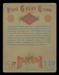 Helmar This Great Game #120 Willie Puddin' Head Jones Philadelphia Phillies