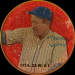 Helmar Baseball Heads Score 5! #4 Dazzy VANCE: Led in strikeouts 7 consecutive years St. Louis Cardinals HOF