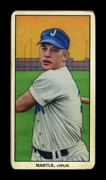 T206-Helmar #351 Mickey MANTLE Joplin Miners HOF