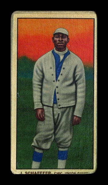 T206-Helmar #359 Jesse Schaeffer Chicago Union Giants