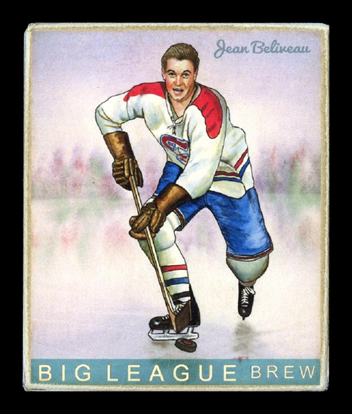 Helmar R319 Hockey #74 Jean BELIVEAU Montreal Canadiens HOF First Time