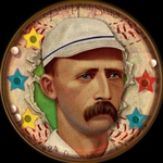 Helmar Baseball Heads Score 5! #24 Deacon WHITE Detroit Wolverines HOF