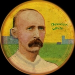 Helmar Baseball Heads Score 5! #24 Deacon WHITE Detroit Wolverines HOF